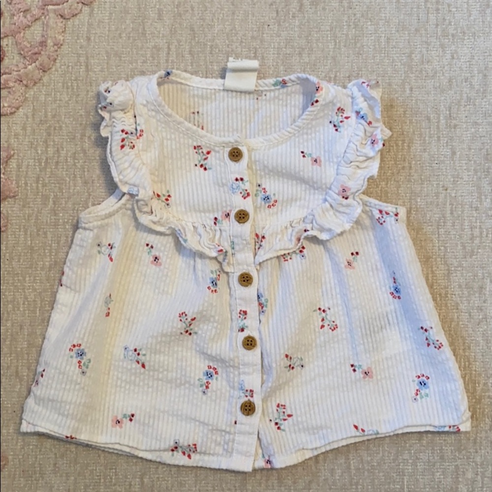 Flower print top